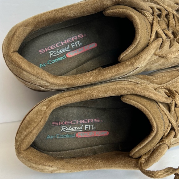 Skechers Women's Bikers Curbed 49336 Relaxed Fit Chocolate Casual Sneakers 9.5 - Picture 13 of 16